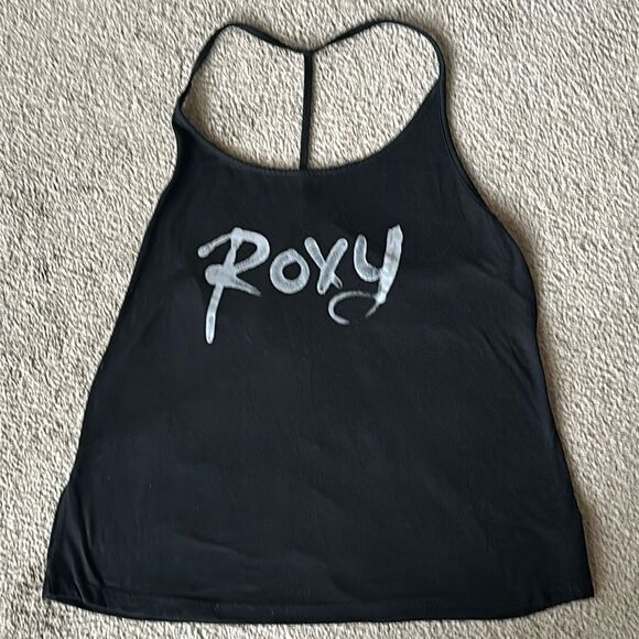 Roxy Spray Playa Bibi Strap T Back Graphic Tank Top! - Picture 1 of 7